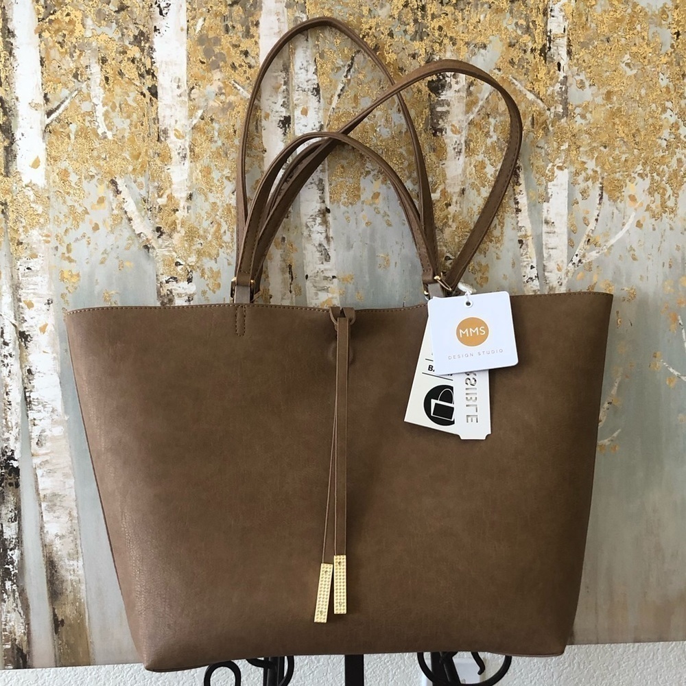 NEW MMS Design Studio Women’s Taupe Handbag